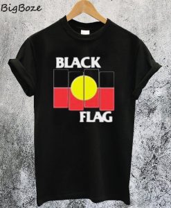 Black Flag X Aboriginal Flag T-Shirt