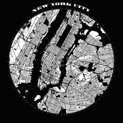 New York City Manhattan Compass T-Shirt
