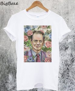 Steve Buscemi Floral T-Shirt
