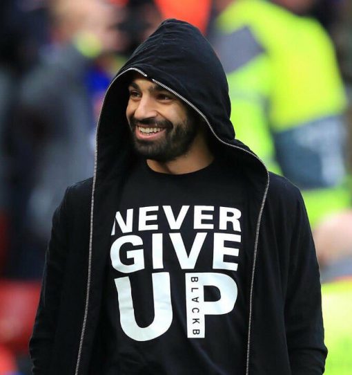 Mohamed Salah Never Give Up T-Shirt