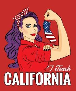 Red For Ed California Teacher T-Shirt