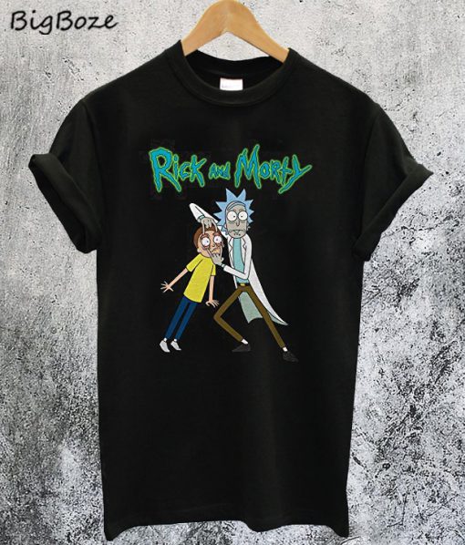 Rick & Morty Eyes Open Adult T-Shirt