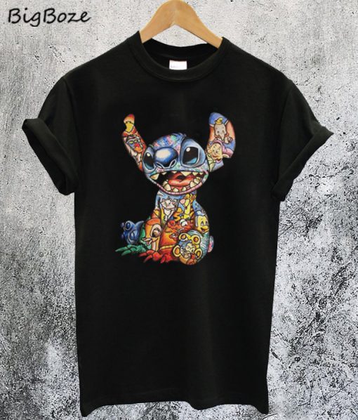 Stick All Disney Characters T-Shirt