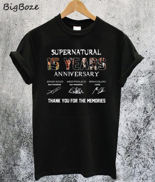 Supernatural 15 Years Anniversary T-Shirt