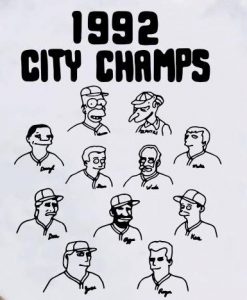 The Simpsons 1992 City Champs T-Shirt