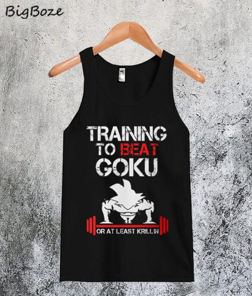Training In Saiyan Gym To Beat Goku Tanktop