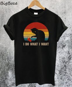 Vintage Cats I Do What I Want T-Shirt