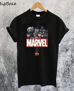 Cartoon Marvel All Characters T-Shirt