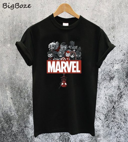 Cartoon Marvel All Characters T-Shirt