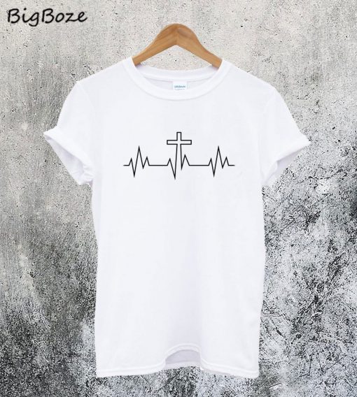 Cross Heartbeat T-Shirt