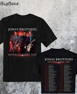 Jonas Brothers Happiness Tour T-Shirt
