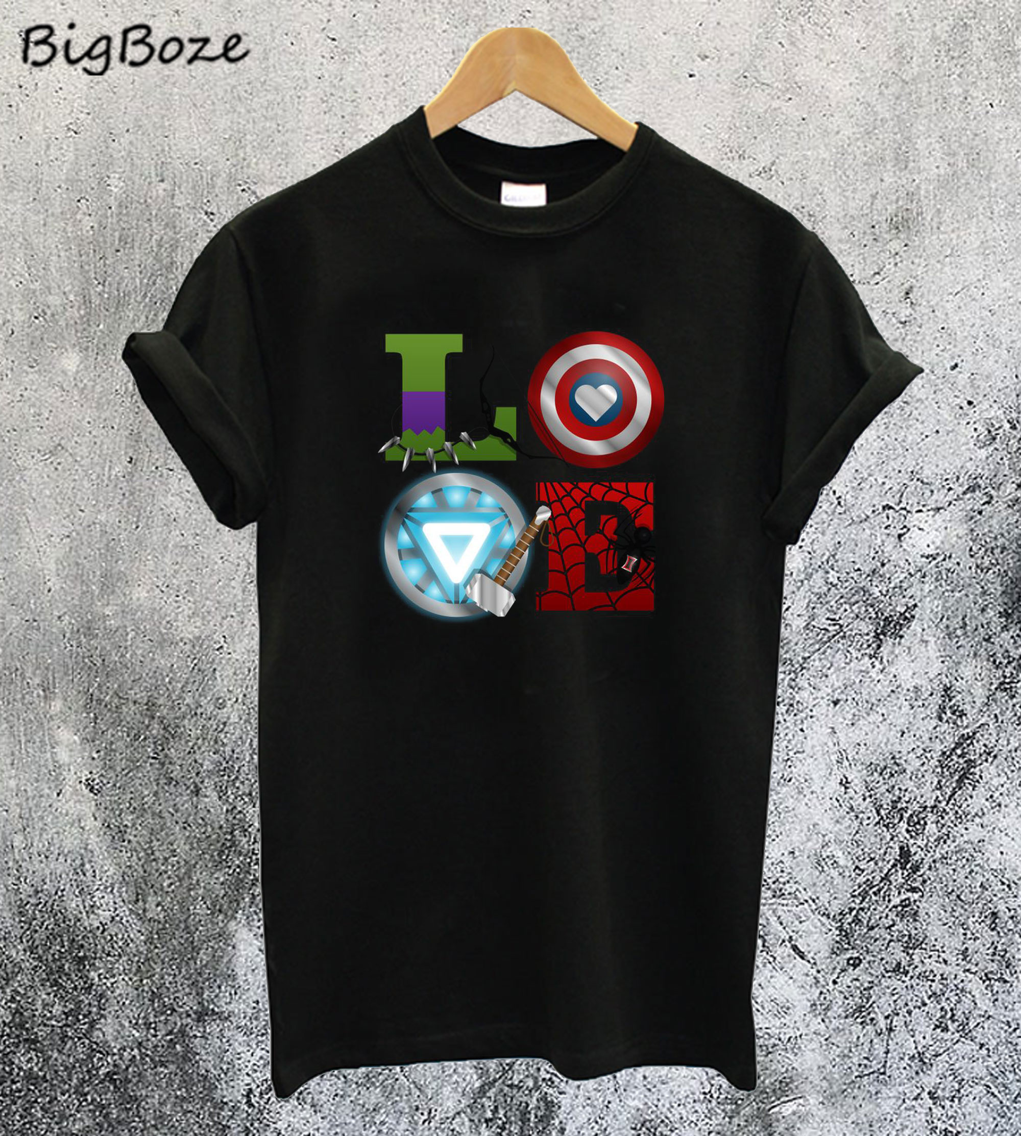 Love Avenger Heroes T-Shirt