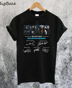 NKOTB Mixtape Tour New Kids On The Block Signature T-Shirt