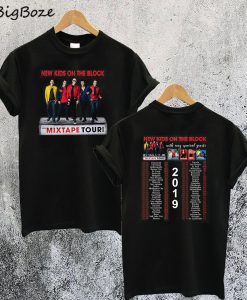 New Kids On The Block Mixtape Concert Tour 2019 T-Shirt