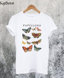 Papillons Butterfly Vintage T-Shirt