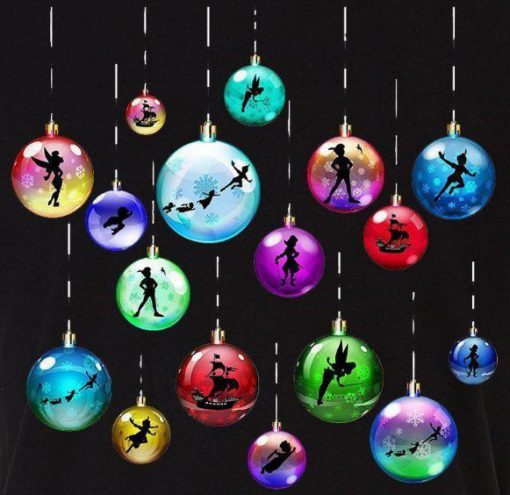 Peter Pan Ornaments Christmas In Disney T-Shirt