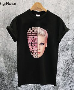 Pink Fuckin' Perfect lyrics T-Shirt