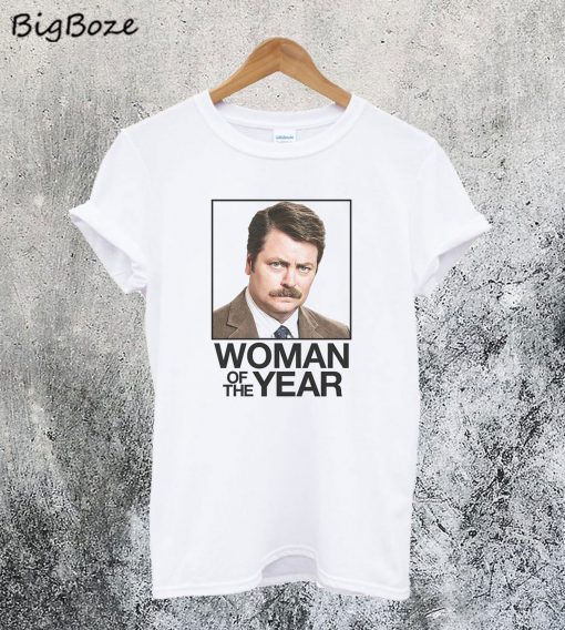 Ron Swanson Woman of the Year Parks and Recreation T-Shirt