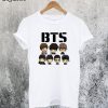 BTS Cartoon T-Shirt