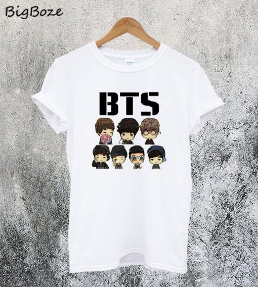 BTS Cartoon T-Shirt