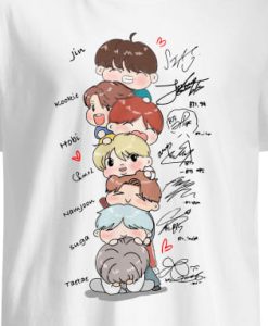 BTS Chibi Signatures T-Shirt