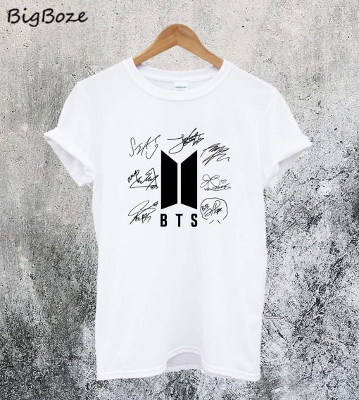BTS Signatures T-Shirt