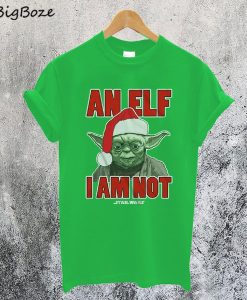 Christmas Yoda Elf I Am Not Graphic T-Shirt
