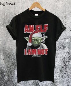 Christmas Yoda Elf I Am Not Graphic T-Shirt