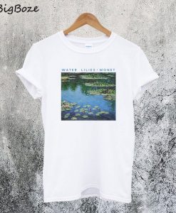 Claude Monet Painting Water Lilies T-Shirt