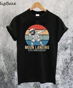 Dabbing Astronaut Moon Landing 50th Anniversary Apollo 11 T-Shirt
