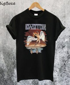 Led Zeppelin Swan Song 1973 Tour T-Shirt