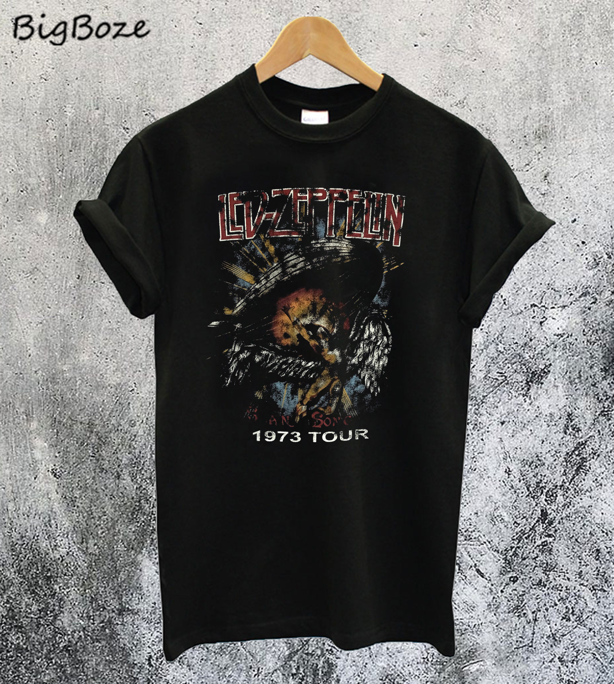 Led Zeppelin Swan Song 1973 Tour T-Shirt