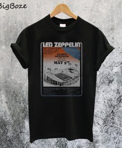 Led Zeppelin Tampa Stadium 1973 T-Shirt