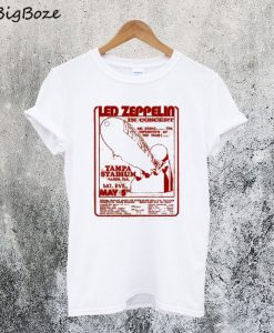 Led Zeppelin Tampa Stadium Tour 1973 T-Shirt