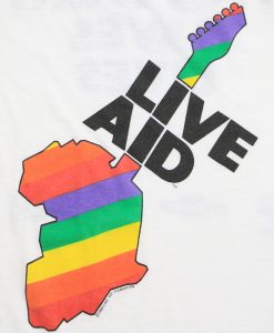 Live Aid Band Aid 1985 Music Festival T-Shirt