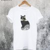 Meru Mountain Cat Night Sky T-Shirt