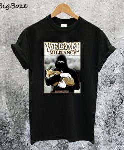 Vegan Militan Animal Liberation T-Shirt
