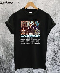 Kiss 46th Anniversary 1973-2019 T-Shirt