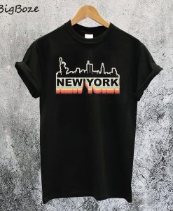 New York City Skyline Vintage T-Shirt