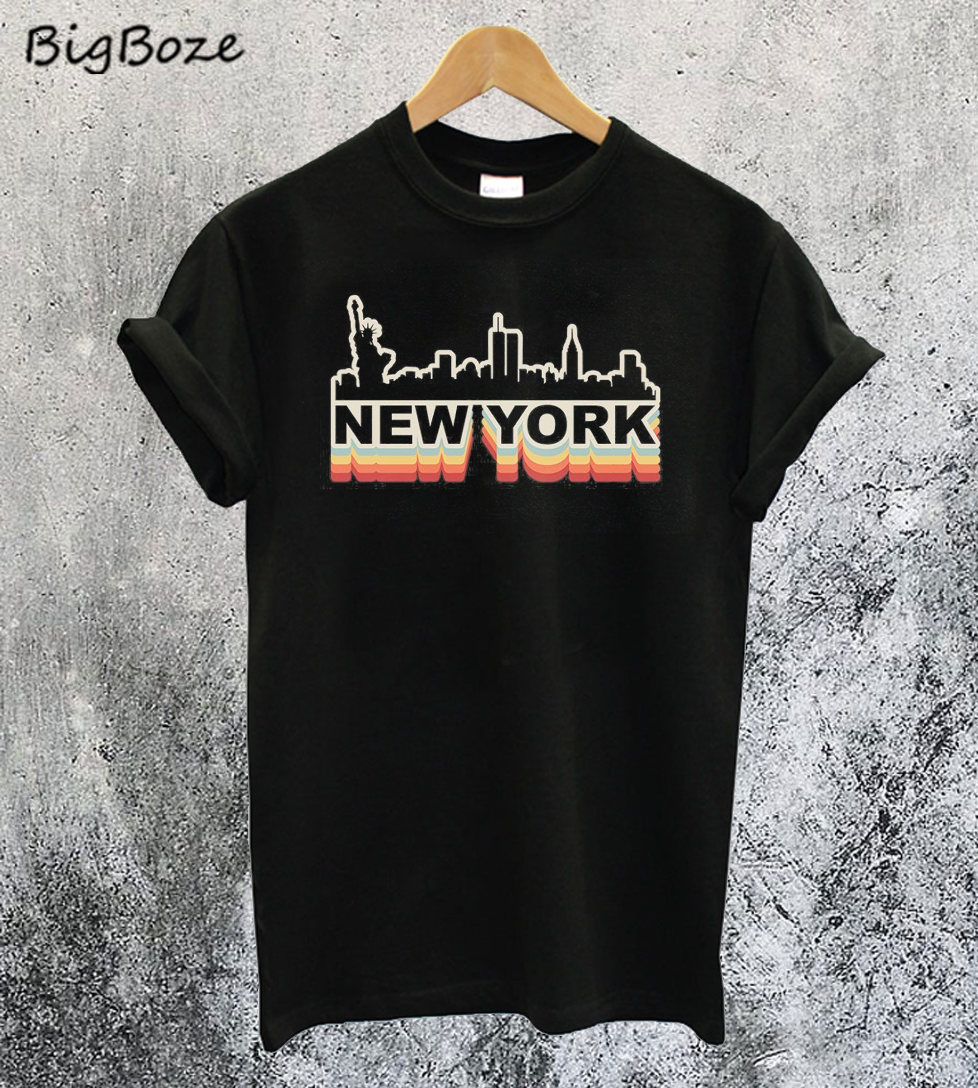 New York City Skyline Vintage T-Shirt