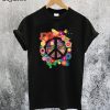 Peace Sign Colorful T-Shirt