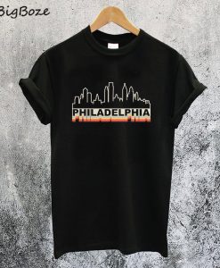 Philadelphia Skyline Vintage T-Shirt