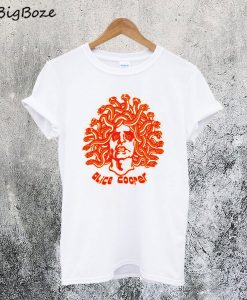 Alice Cooper Medusa Snake Head T-Shirt