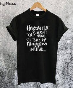 Hogwarts Wasn't Hiring So I Teach Muggles Instead T-Shirt