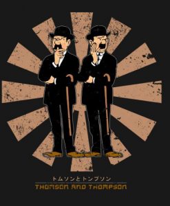 Thomson And Thompson Retro Japanese Tintin T-Shirt