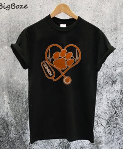 Stethoscope Clemson Tigers T-Shirt