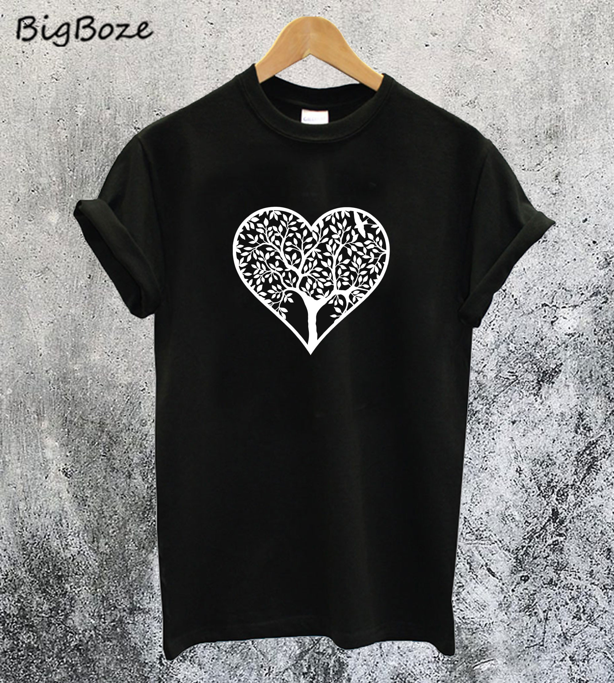 Heart Tree T-Shirt – bigboze.com