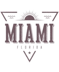 Miami Florida Beach T-Shirt