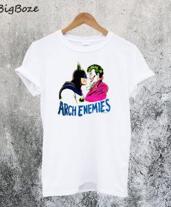 80s Batman The Joker Arch Enemies DC Comics T-Shirt