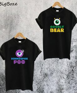 Schmoopsie Poo and Googly Bear Couple T-Shirt